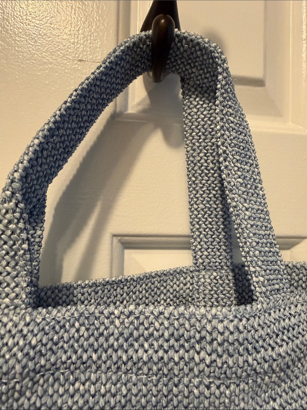 Prada Light Small Blue Raffia Tote - GWP from L’Homme L’eau - Picture 3 of 8